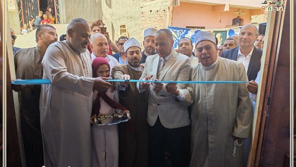 رئيس سمسطا يفتتح مسجد “الدشطوطي” بعد إحلاله وتجديده