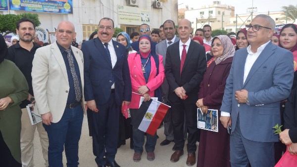 رئيس جامعة بني سويف يشهد حفل استقبال الطلاب الجدد.. ويؤكد أهمية المشاركة في الأنشطة الطلابية