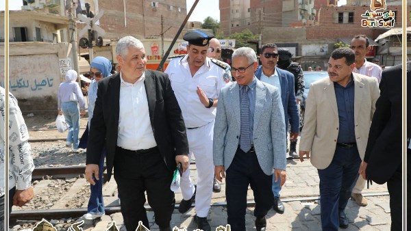 تطوير المزلقانات في بني سويف.. دراسة الحلول المرورية ورفع معدلات الأمان