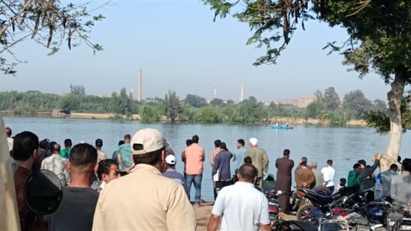 انتشال جثمان سيدة مسنة من البحر اليوسفي بالمنيا