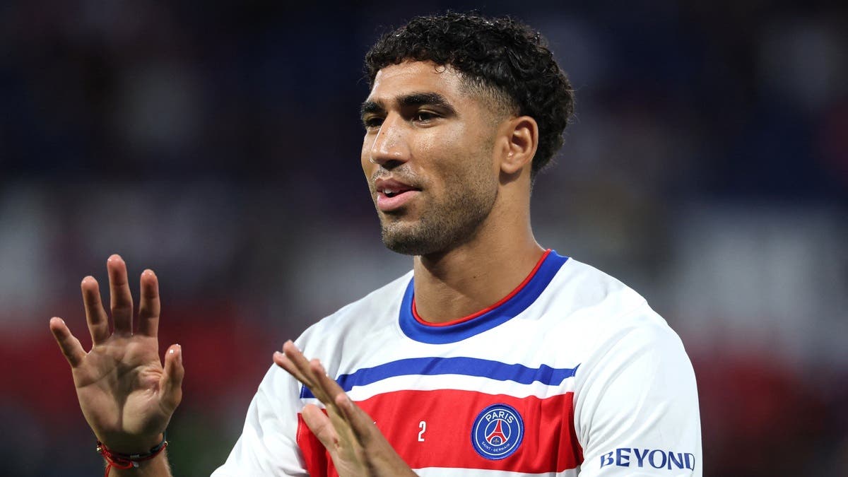 باريس سان جيرمان يعلن إصابة حكيمي قبل مواجهة مرسيليا