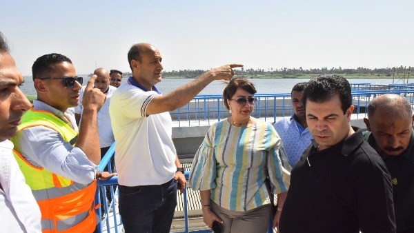 محافظ أسيوط يتفقد محطة مياه المعابدة المرشحة الجديدة بأبنوب
