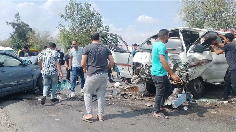 إصابة 9 أشخاص إثر حادث تصادم بطريق “القرشية – شبشير” بالغربية