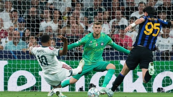 ريال مدريد يهزم إنتر ميلان 2-1 في دوري أبطال أوروبا