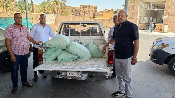 ضبط نصف طن دقيق بلدي مدعم داخل أحد مطاحن الغلال بالأقصر قبل تداوله خارج المخابز