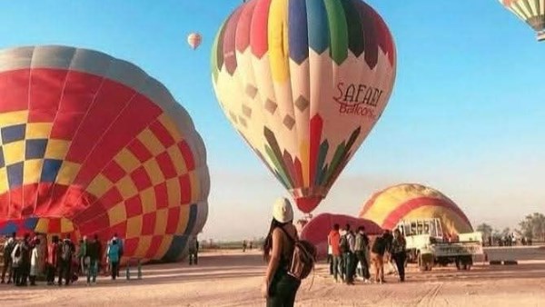 عودة التحليق من جديد.. 25 رحلة بالون تزين سماء الأقصر |شاهد