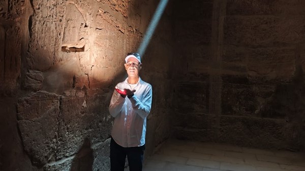 شمس الخريف تتعامد على معابد الكرنك بالأقصر