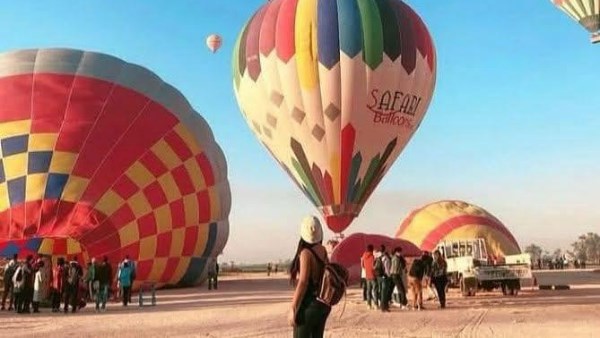 سماء الأقصر تكتسي بالبالونات.. 32 رحلة تحلق بـ896 سائحا من مختلف الجنسيات