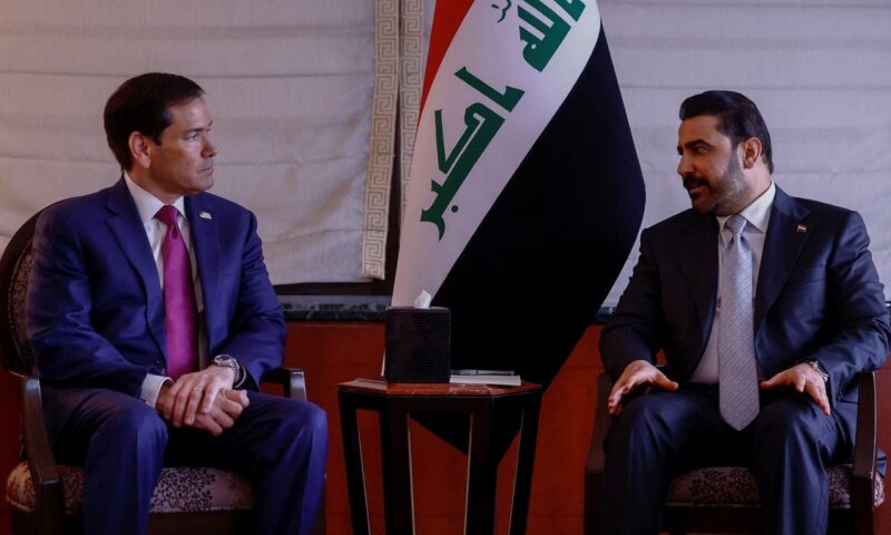 الزيدي وروبيو يتفقان على تفكيك الميليشيات.. ومنع الهجمات من العراق