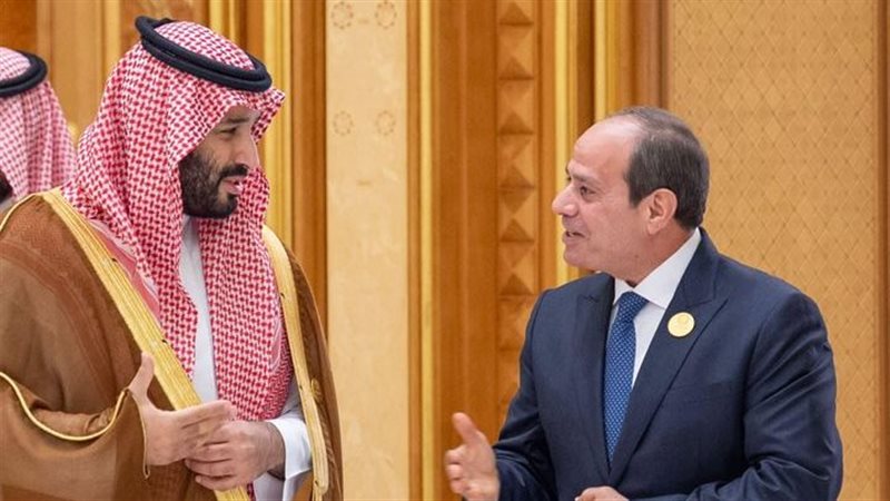 السيسي وبن سلمان يتوافقان على أن أمن السعودية ودول الخليج جزء من الأمن القومي المصري
