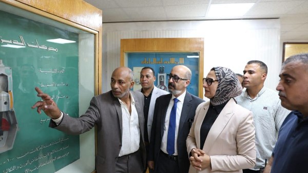محافظ الوادي الجديد تتفقد مركز التنمية الإقليمية بأكاديمية البحث العلمي