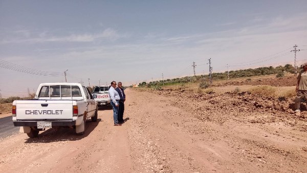 تجميل ورفع كفاءة المداخل الرئيسية في مركز بلاط بالوادي الجديد