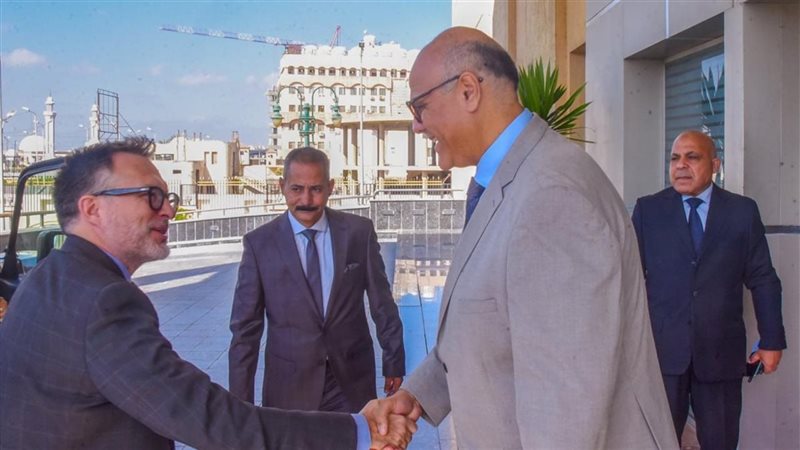 محافظ الإسكندرية يستقبل سفير كندا وممثل المفوضية السامية للأمم المتحدة لشؤون اللاجئين