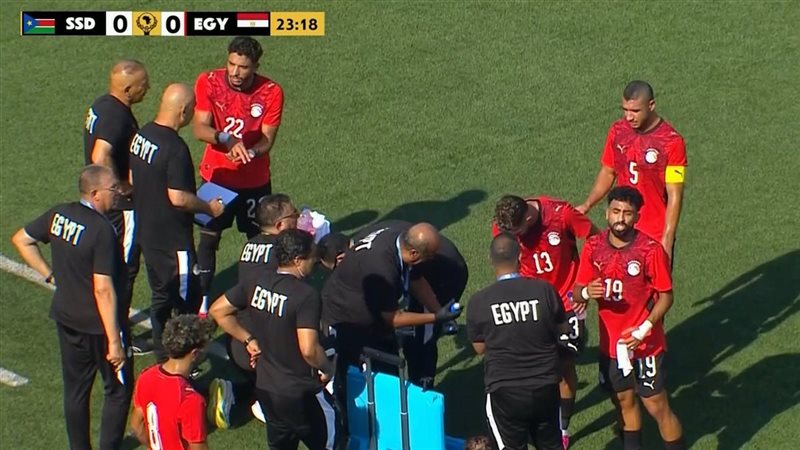 تصفيات أمم أفريقيا، تعادل سلبي بين مصر وجنوب السودان بعد مرور 30 دقيقة