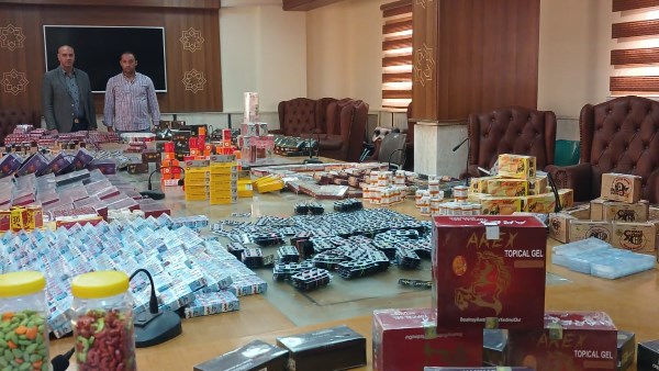 ضبط 42 ألفًا و700 قطعة من المنشطات والمغذيات مجهولة المصدر بمطروح