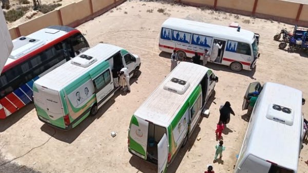 قافلة طبية مجانية لخدمة أهالي قرية علوش بمطروح