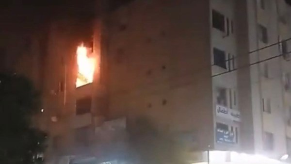 إصابة 3 أشخاص فى حريق بشقة سكنية بمطروح