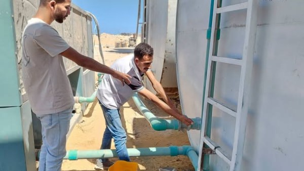 جهاز العلمين الجديدة يتابع حملات حصر الوصلات غير القانونية والتعديات على شبكات المياه