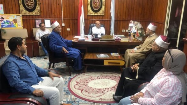 مدير تعليم مطروح يستقبل رئيس المنطقة الأزهرية