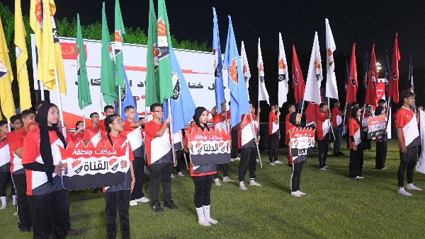 عرض استعراضي مميز يختتم النسخة 59 لأولمبياد الشركات في بورسعيد