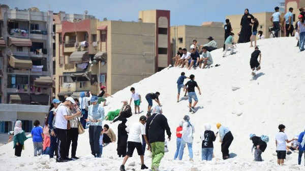تنافس الجليد.. رئيس مدينة بورفؤاد: جبال الملح تجذب آلاف الزوار في عطلة نهاية الأسبوع