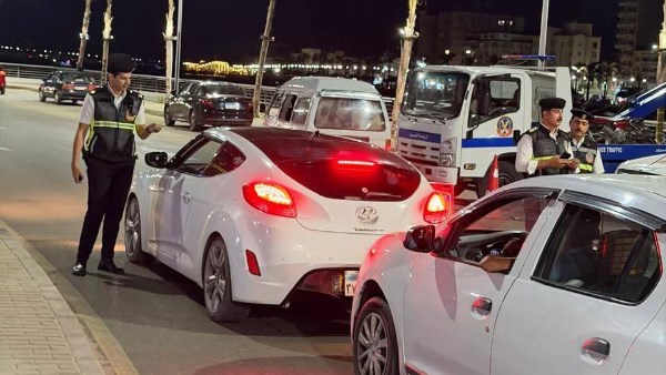 حملة مرورية مكبرة بدمياط لضبط الشارع