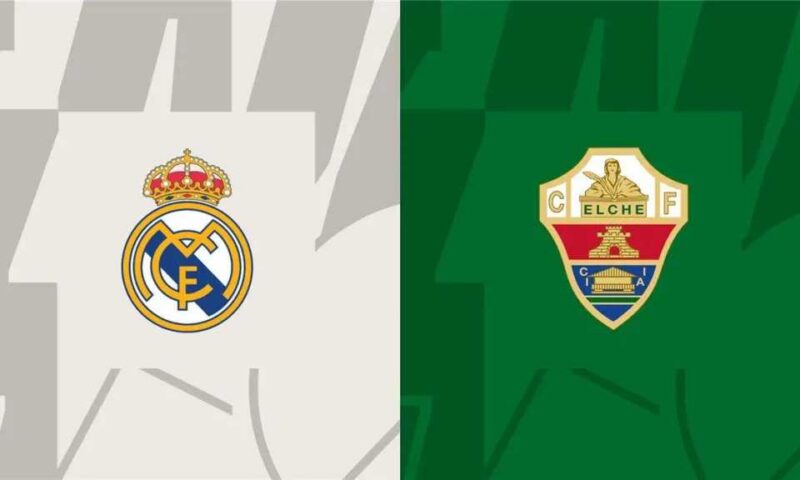 موعد مباراة ريال مدريد وإلتشي اليوم في الدوري الإسباني والقنوات الناقلة