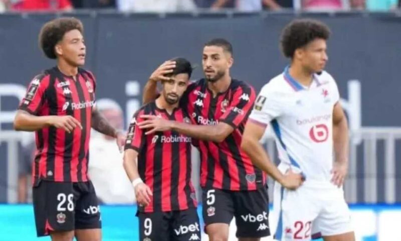 نيس يهزم ليل ويحقق فوزه الأول في الدوري الفرنسي بمشاركة محمد عبد المنعم