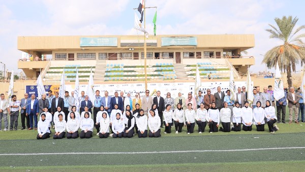 رئيس جامعة بنها يشهد إحتفالية بدء العام الدراسي الجديد والسلام الوطنى بالملاعب