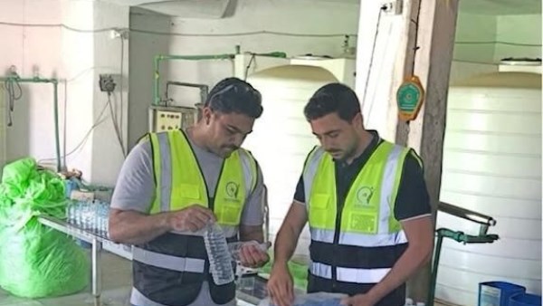 ضبط أكثر من 10 أطنان مياه داخل مصنع غير مرخص بكفر الزيات
