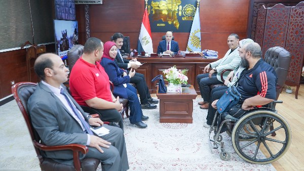 محافظ الغربية: نحرص على تقديم كل أوجه الدعم والرعاية لأبطالنا من ذوي الهمم