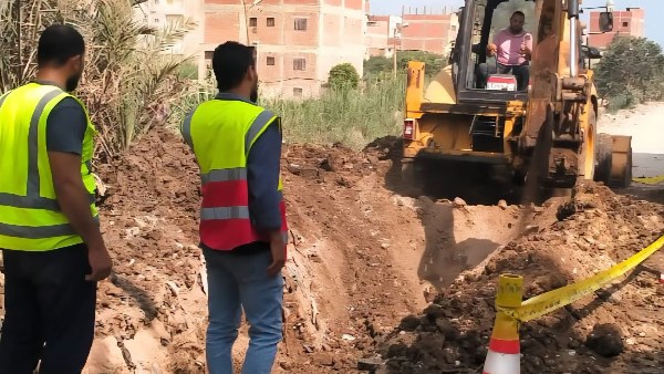 مياه الشرقية: الانتهاء من أعمال إصلاح خط قطر 450 مم بطريق الحبش بالإبراهيمية