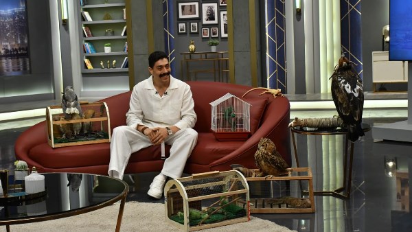 محمية طبيعية في الاستوديو.. بومة نسرية تصطاد الثدييات ببرنامج «واحد من الناس»