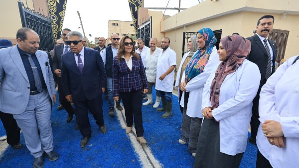 وزيرة التنمية المحلية والبيئة ومحافظ الدقهلية يفتتحان أعمال تطوير مجزر بلقاس و يتابعان سير العمل في مجزر ميت الكرماء