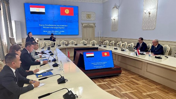 نائب رئيس الوزراء يبحث مع وزير الاقتصاد القيرغيزي تعزيز التعاون التجاري والاستثماري