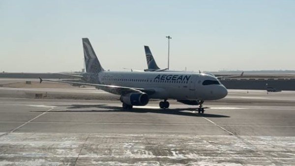 مطار القاهرة يستقبل أولى رحلات شركة «Aegean Airlines» القادمة من سالونيكي.. صور