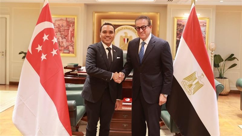 مصر وسنغافورة تبحثان إنشاء مركز للمساعدات الإنسانية والطبية لغزة في العريش