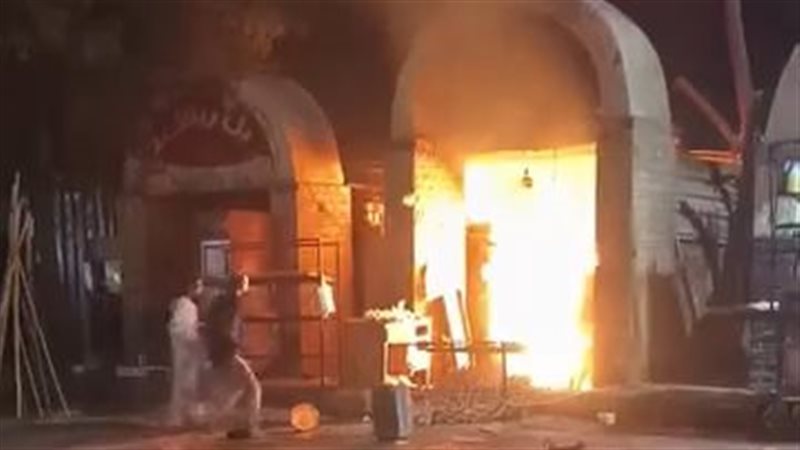 إخماد حريق نشب داخل مخبز بجوار الشادر القديم في نجع حمادي بقنا