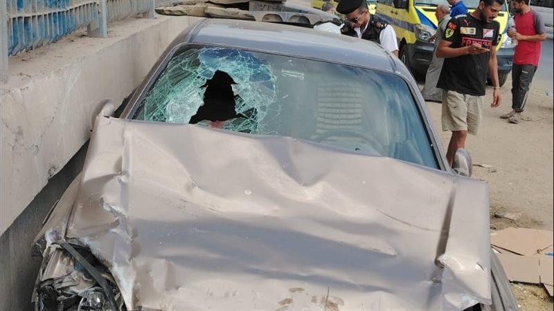 مصرع وإصابة 10 أشخاص في حادث تصادم بالقليوبية