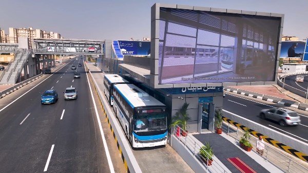 بدون جمهور.. بدء التشغيل التجريبي للمرحلة الثانية من الأتوبيس الترددي غدا