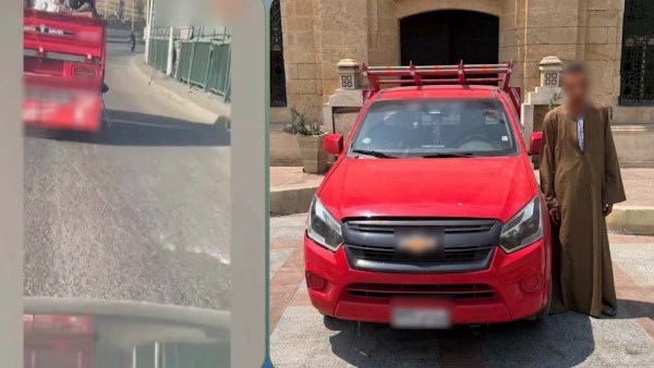 القبض على سائق نقل صدم سيارة سيدة في القاهرة