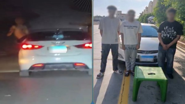 استعرضوا بسياراتهم وحملوا سلاحا أبيض .. القبض على 3 طلاب بالغربية