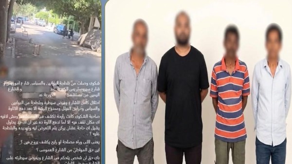 القبض على 4 حراس عقارات وضعوا حواجز بالشارع فى مصر الجديدة