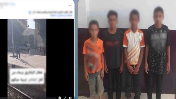 القبض على 4 طلاب إرتكبوا أفعالا خادشة تجاه ركاب قطار بالشرقية
