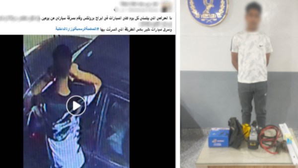 محبوس في قضايا سلاح ومخدرات.. الداخلية تكشف تفاصيل فيديو لص سيارات بورسعيد