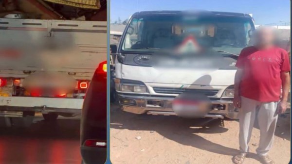 بسبب الحمولة الزائدة.. القبض على سائق سيارة نقل بالشرقية