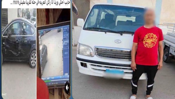 القبض على قائد ميكروباص صدم سيارة بالقليوبية