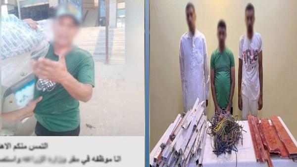 أسلاك وألوميتال .. سقوط لص سرق محتويات من مبنى حكومي بالإسكندرية