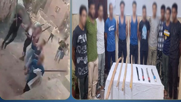 بالعصي والأسلحة البيضاء.. خلافات الجيرة تشعل مشاجرة بالفيوم وضبط 11 شخصا