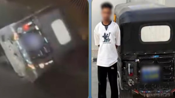 القبض على شخص يستعرض أثناء قيادة توك توك بالقاهرة